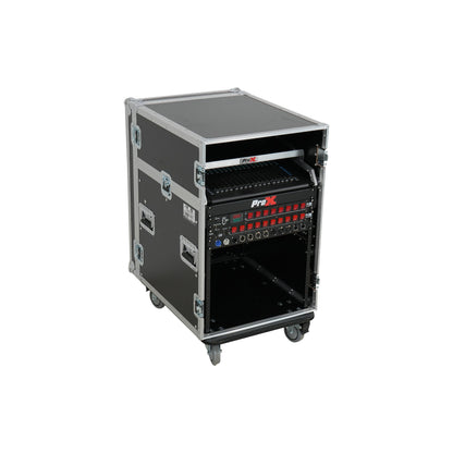 ProX T-12MRSS13ULT 12U Rack 13U Top Mixer DJ Combo Flight Case