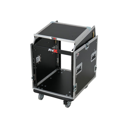 ProX T-12MRSS13ULT 12U Rack 13U Top Mixer DJ Combo Flight Case
