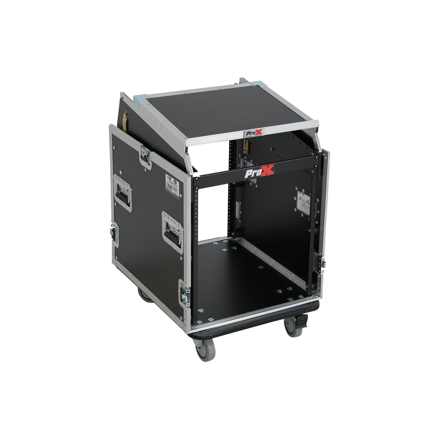 ProX T-12MRSS13ULT 12U Rack 13U Top Mixer DJ Combo Flight Case