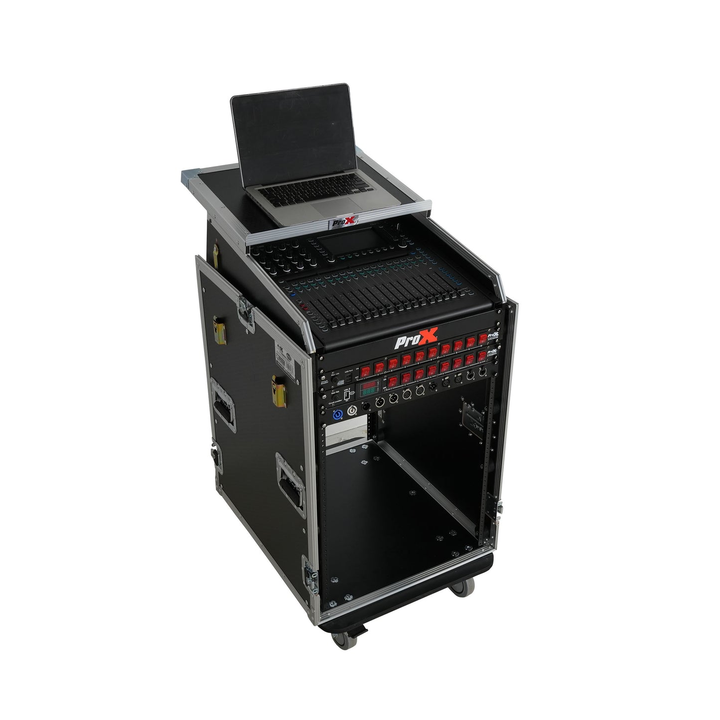 ProX T-16MRSS13ULT Universal Rack Mount Mixer Flight Case