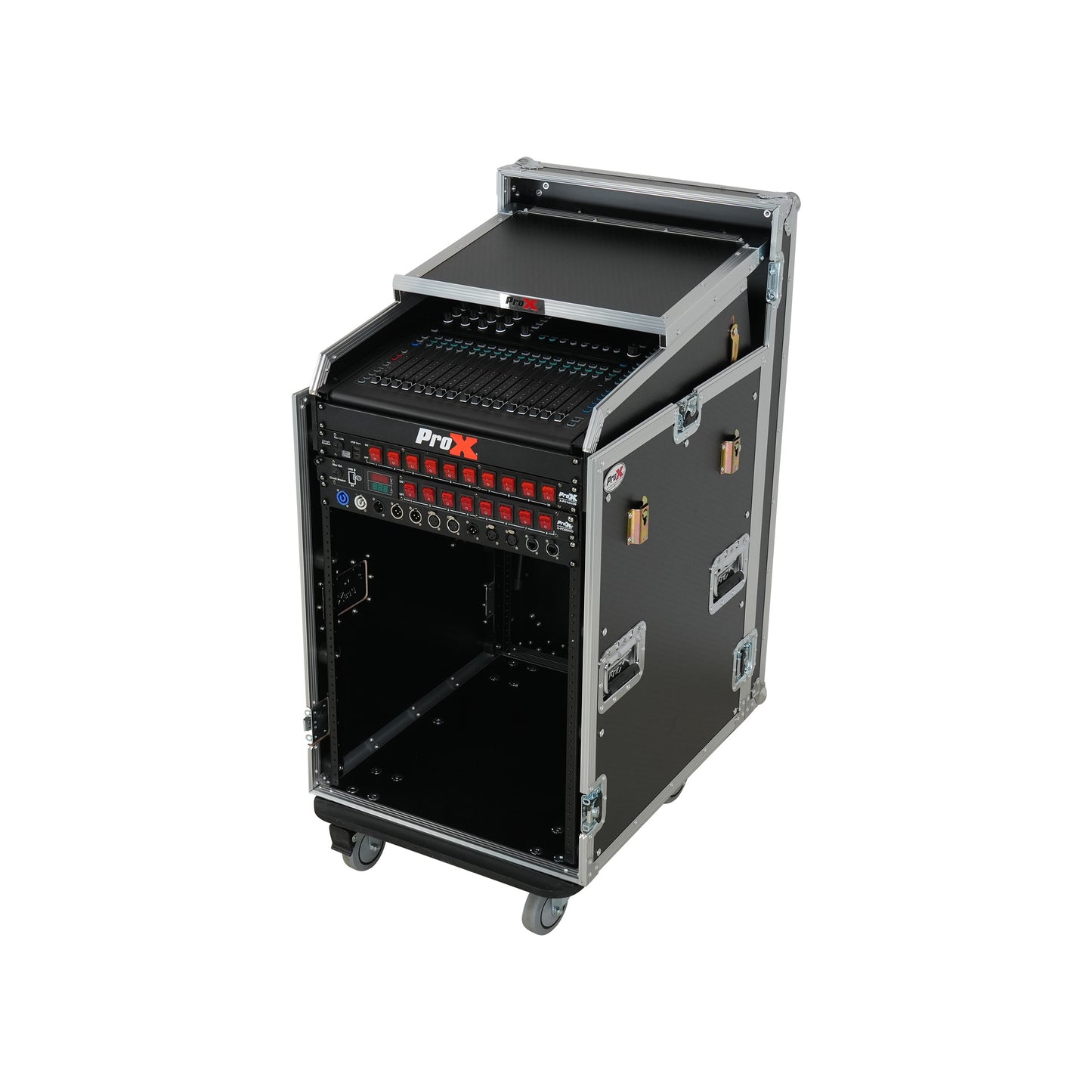 ProX T-16MRSS13ULT Universal Rack Mount Mixer Flight Case