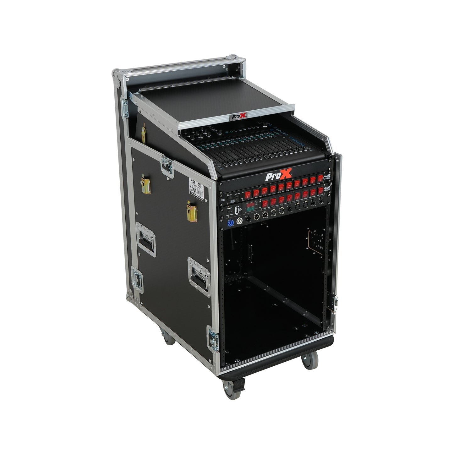 ProX T-16MRSS13ULT Universal Rack Mount Mixer Flight Case