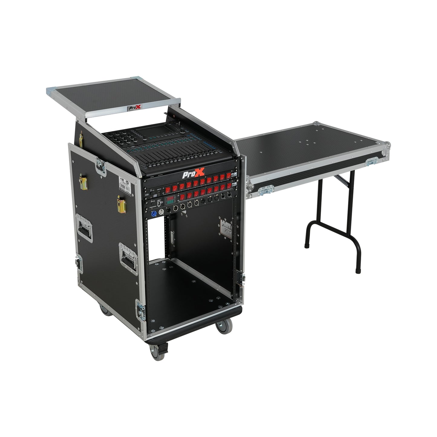 ProX T-16MRSS13ULT Universal Rack Mount Mixer Flight Case