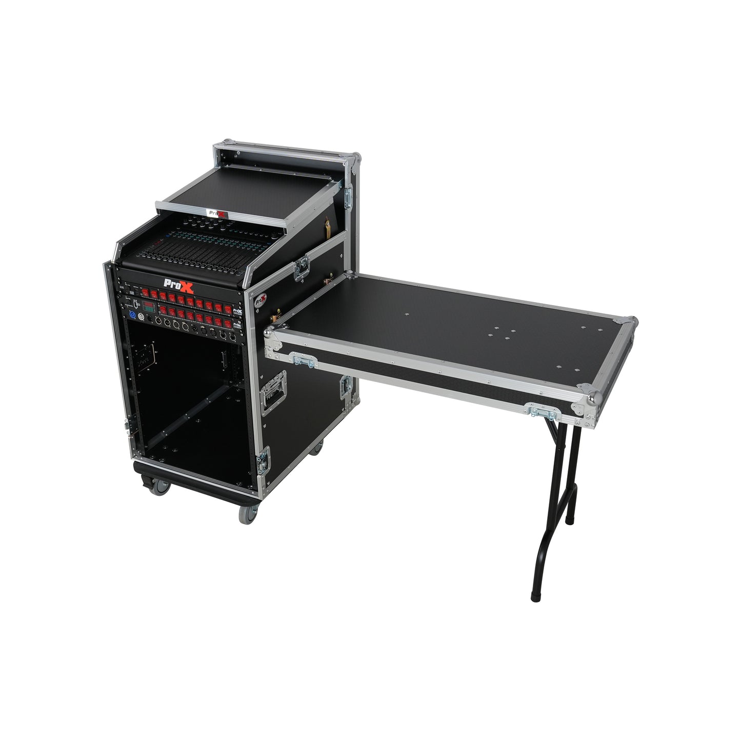 ProX T-16MRSS13ULT Universal Rack Mount Mixer Flight Case