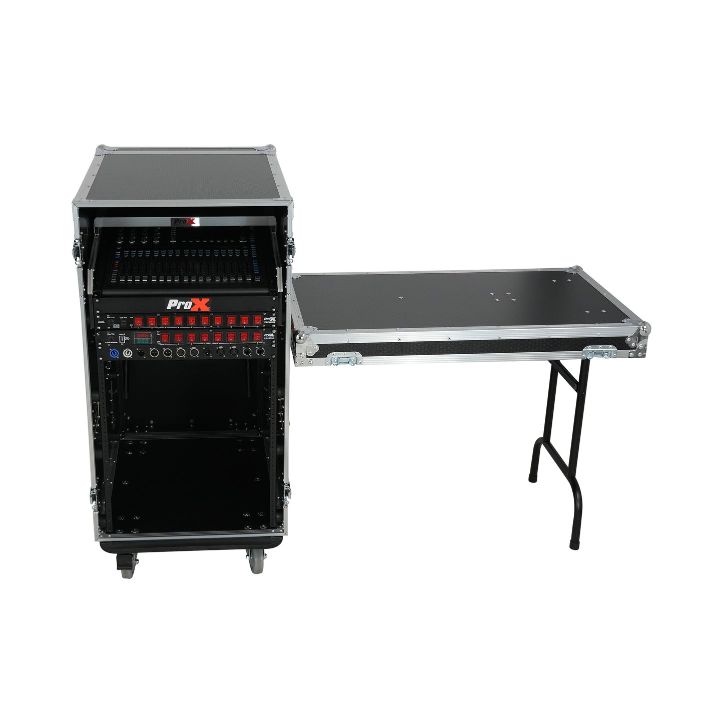 ProX T-16MRSS13ULT Universal Rack Mount Mixer Flight Case