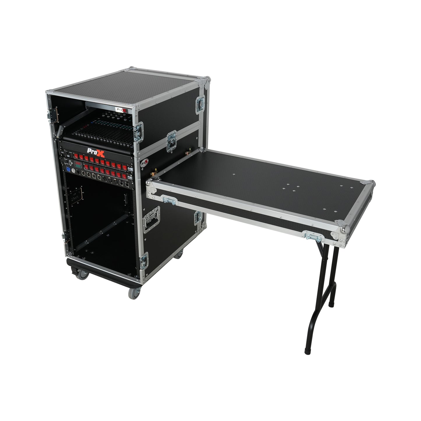 ProX T-16MRSS13ULT Universal Rack Mount Mixer Flight Case
