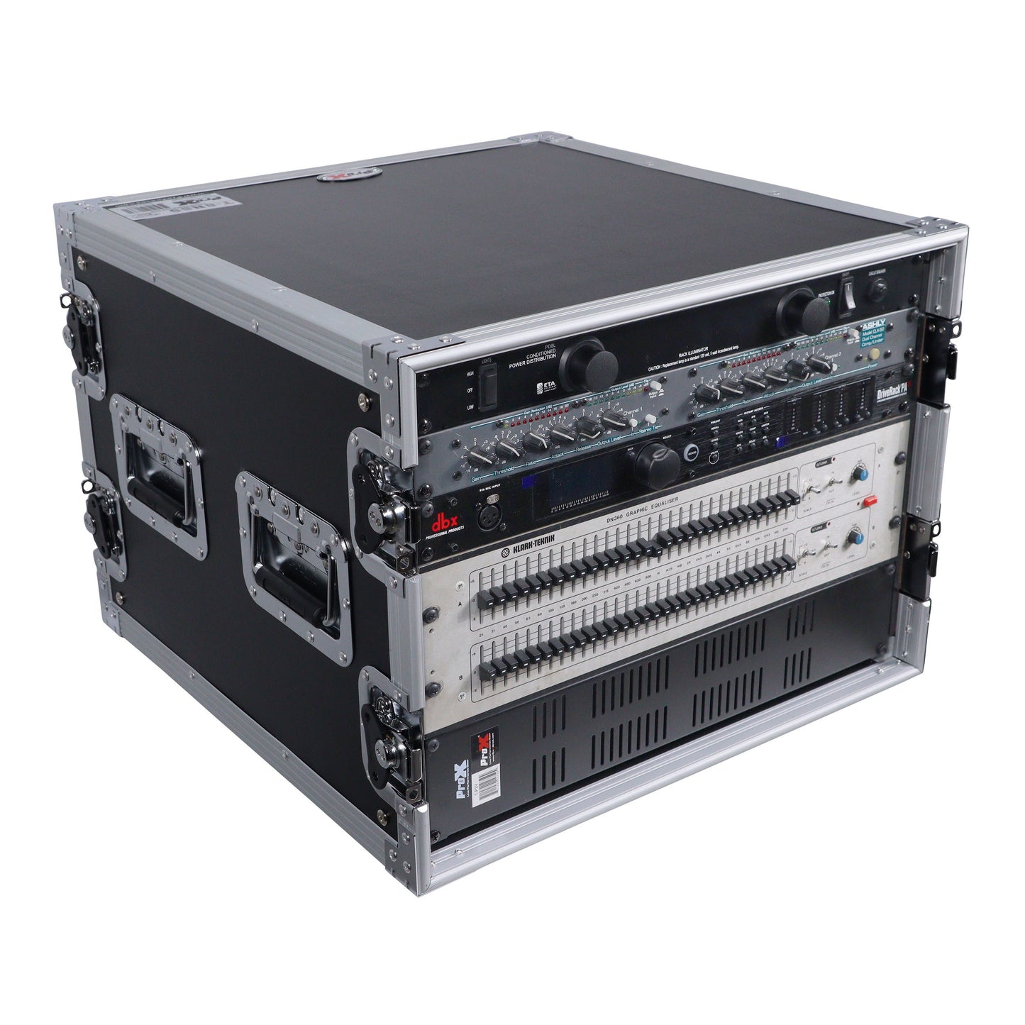 ProX T-8RSS 8U Amp Rack Mount ATA Flight Case