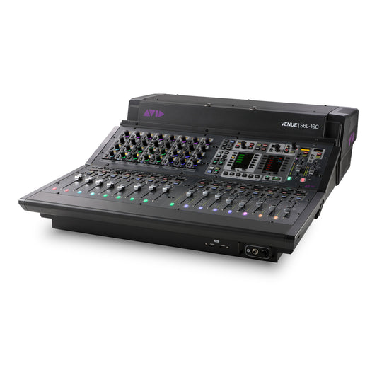 Avid VENUE | S6L-16C Control Surface Angle View