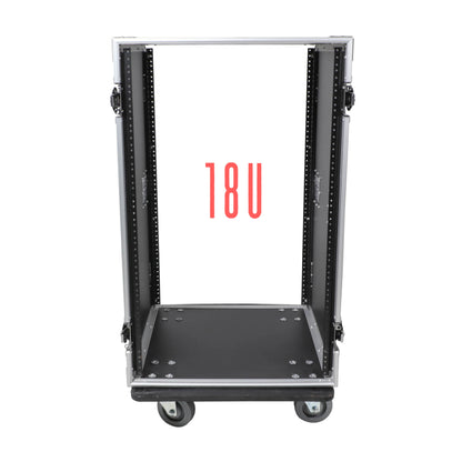 ProX T-18RSS 18U Amp Rack ATA Flight Case With Casters