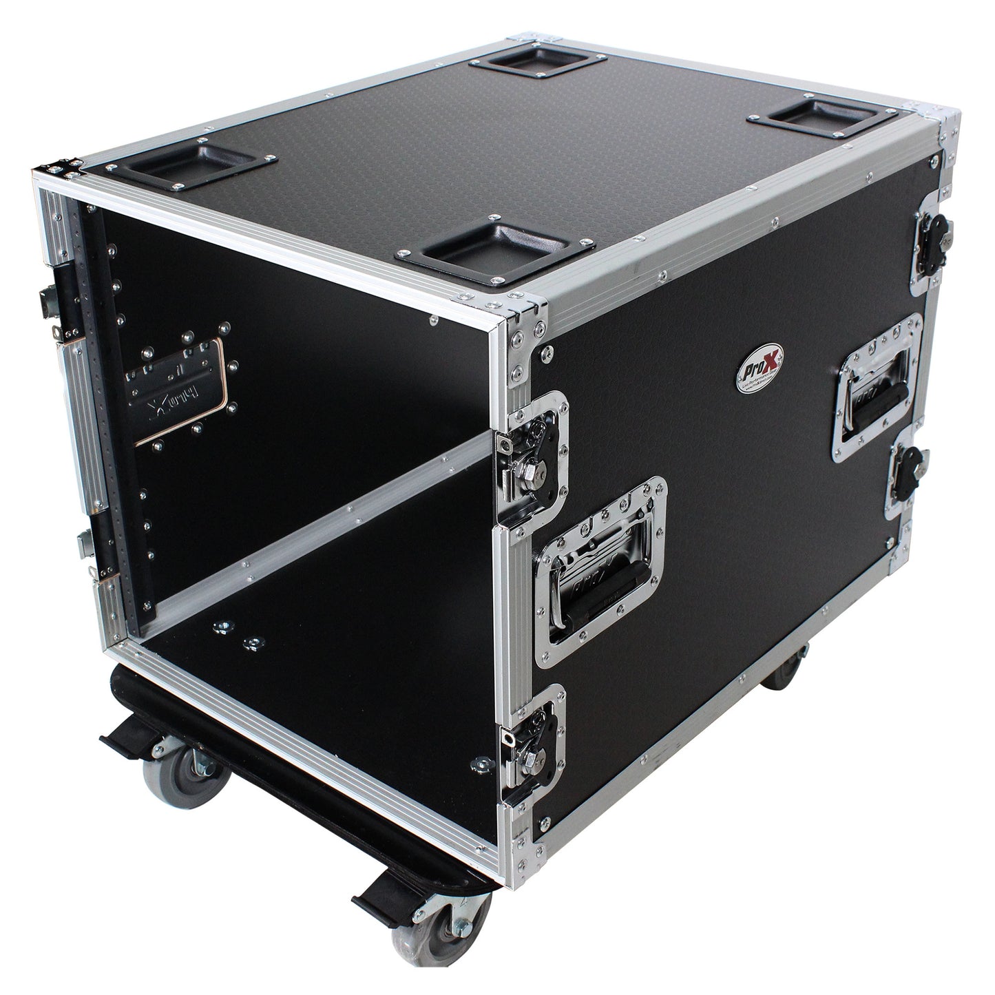 ProX T-10RSS24 10U Rack Mount Flight Case With Casters
