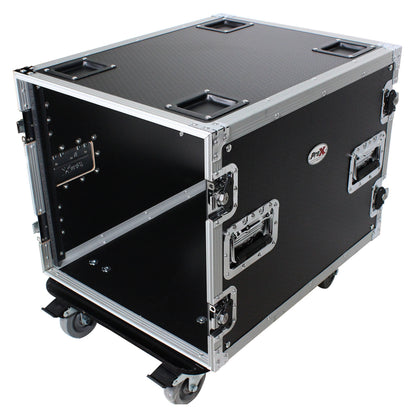 ProX T-10RSS24 10U Rack Mount Flight Case With Casters