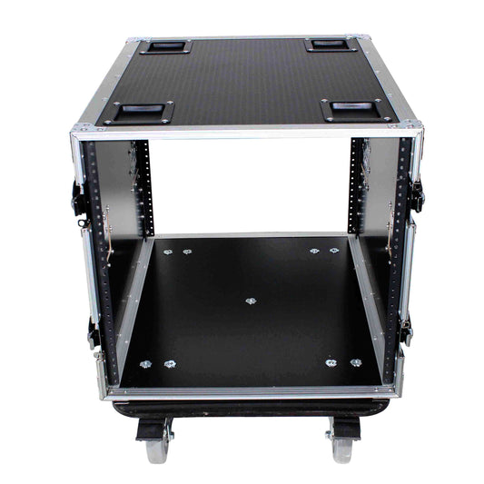 ProX T-10RSS24 10U Rack Mount Flight Case With Casters
