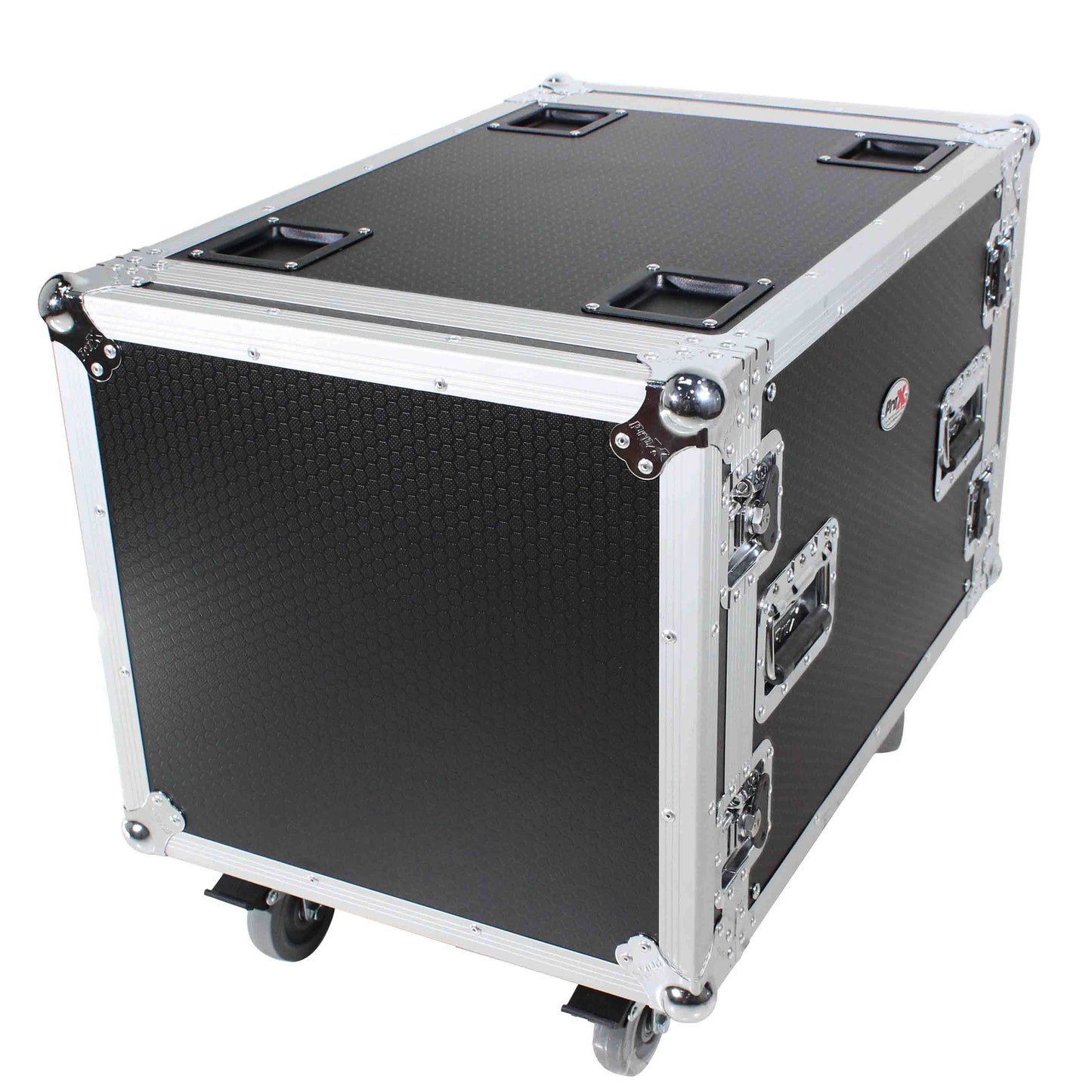 ProX T-10RSS24 10U Rack Mount Flight Case With Casters