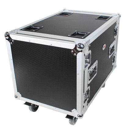 ProX T-10RSS24 10U Rack Mount Flight Case With Casters