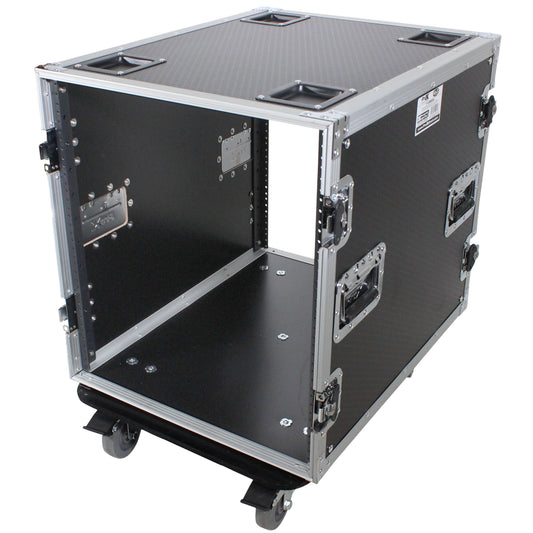 ProX T-12RSS24 12U Amp Rack ATA Flight Case With Casters