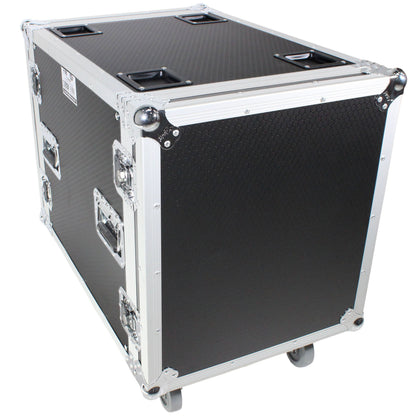 ProX T-12RSS24 12U Amp Rack ATA Flight Case With Casters