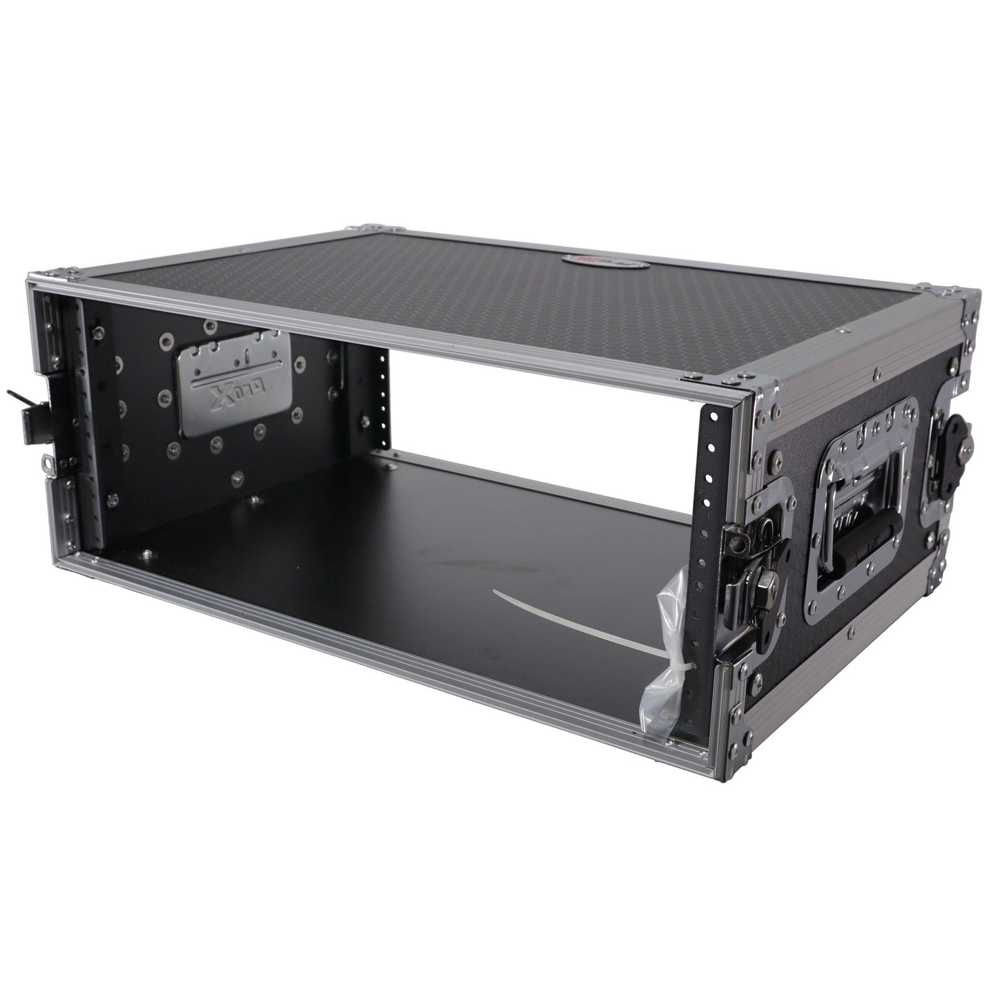 ProX Deluxe Effects Rack Case 4U Portable Flight Rack With Handle | 14 in