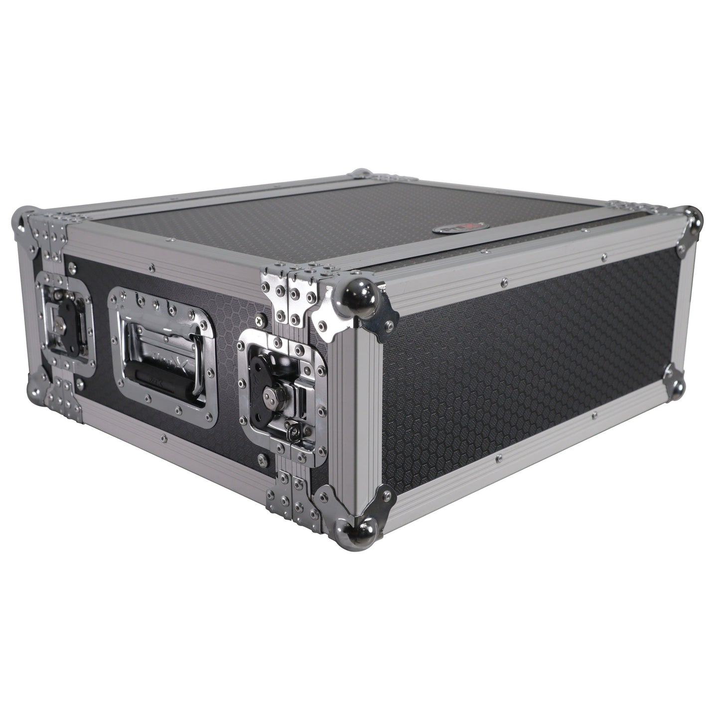 ProX Deluxe Effects Rack Case 4U Portable Flight Rack With Handle | 14 in