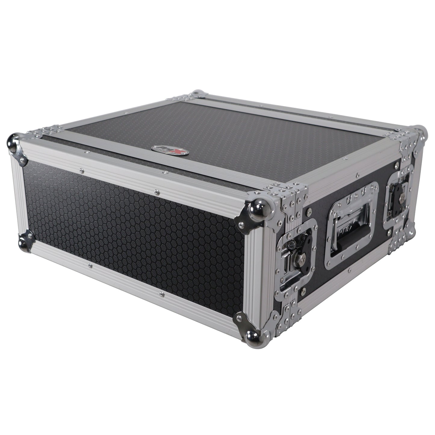 ProX Deluxe Effects Rack Case 4U Portable Flight Rack With Handle | 14 in