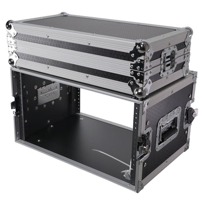 ProX Deluxe Rack Flight Case 6U ATA Road Case With Dual Rails | 14 in