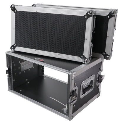 ProX Deluxe Rack Flight Case 6U ATA Road Case With Dual Rails | 14 in