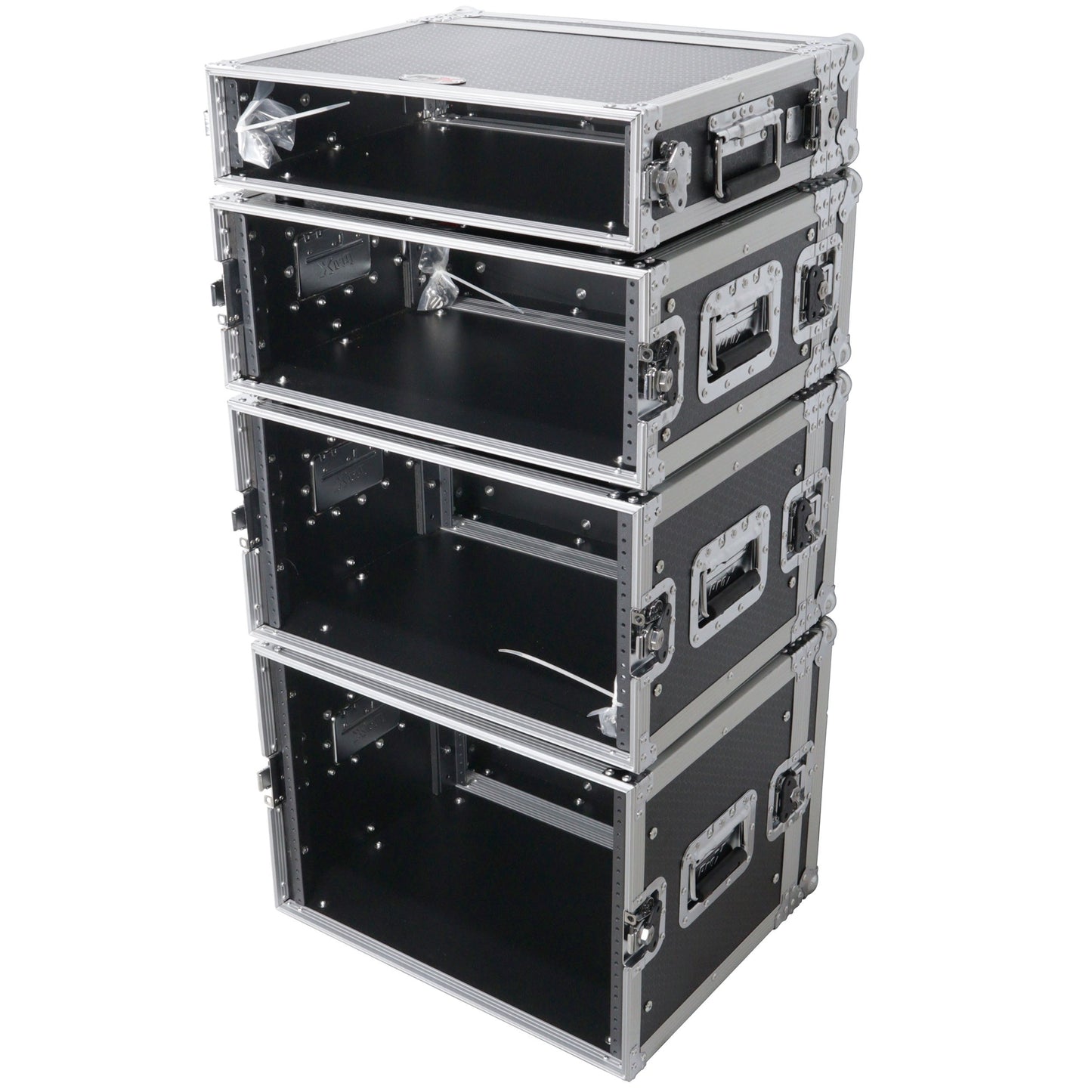 ProX Deluxe Rack Flight Case 6U ATA Road Case With Dual Rails | 14 in