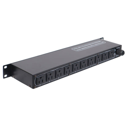 ProX X-PC10USB 10-Outlet Rack Power Strip With LED Switches