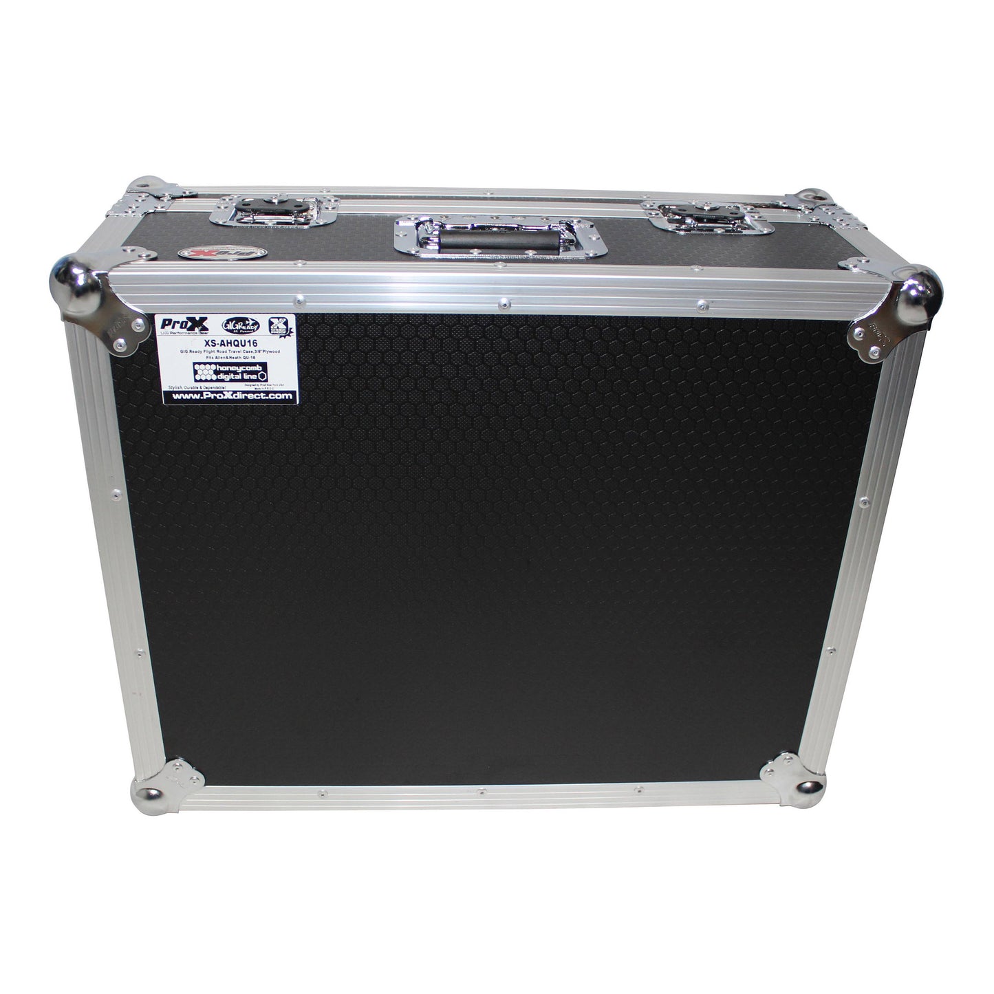 ProX Mixer Case designed To Fit Allen and Heath QU-16 front