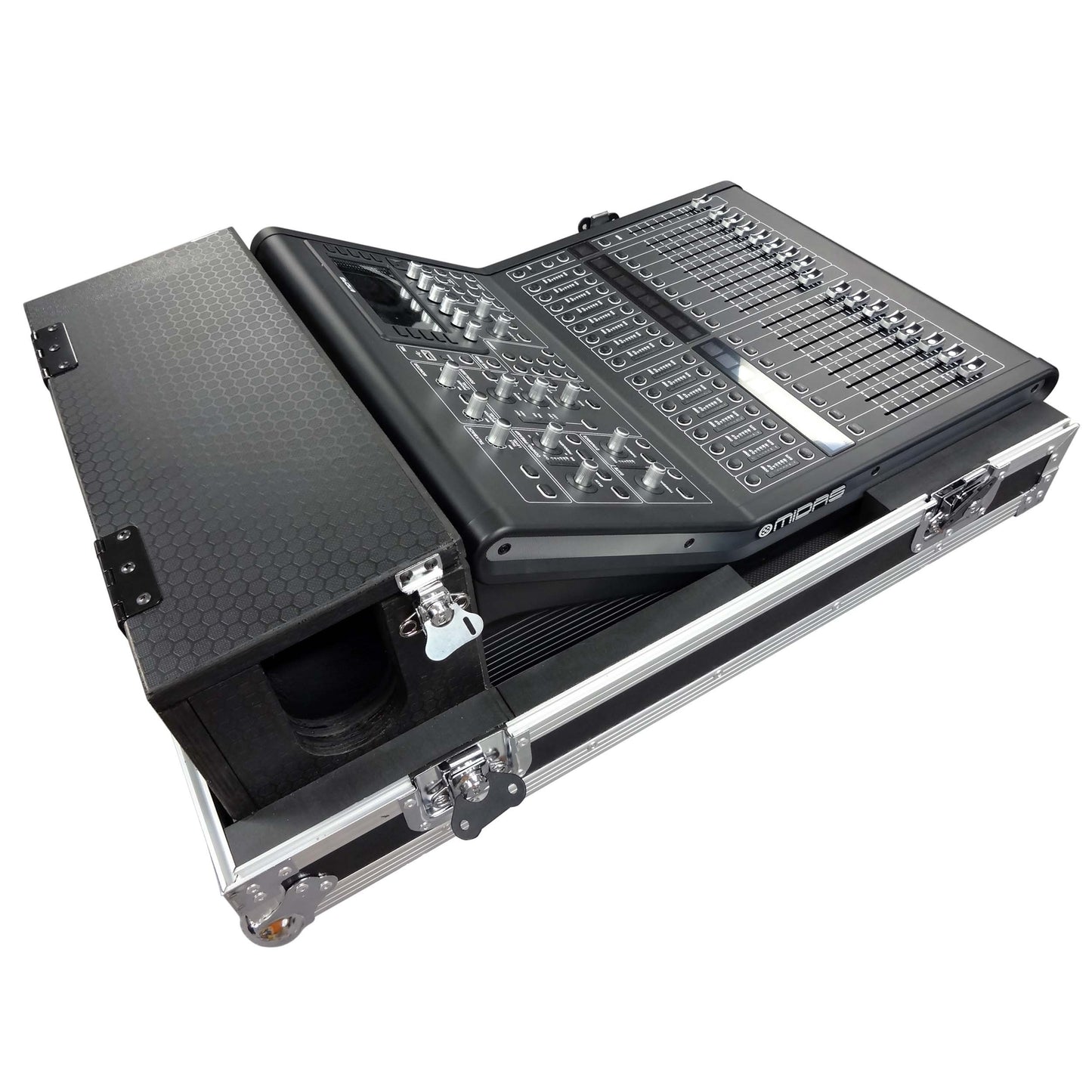 ProX ATA Flight Case for Midas M32R Console Road Case | With Doghouse | With Casters