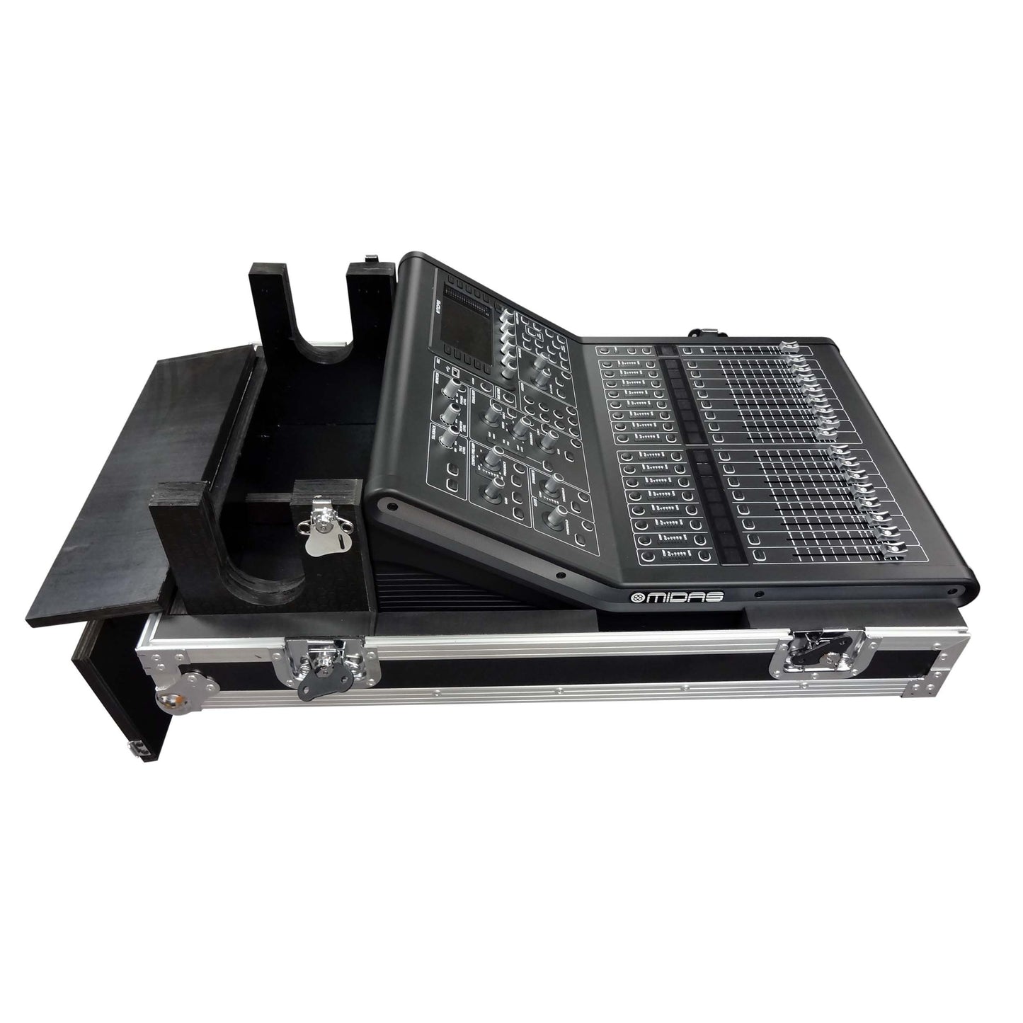 ProX ATA Flight Case for Midas M32R Console Road Case | With Doghouse | With Casters
