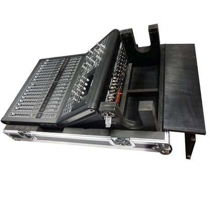 ProX ATA Flight Case for Midas M32R Console Road Case | With Doghouse | With Casters