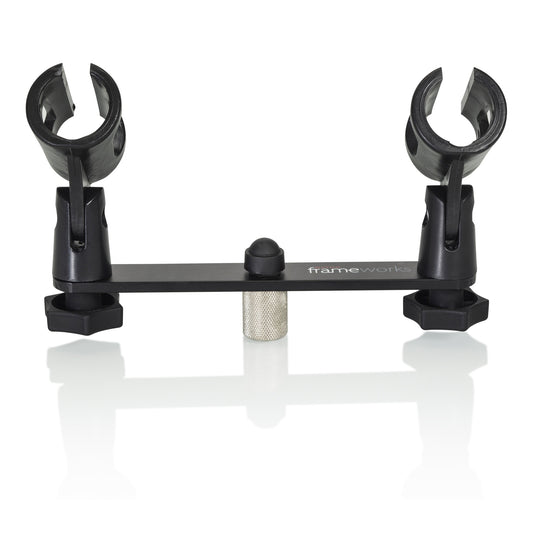 Gator GFWMIC1TO2 Stereo Microphone Mount Adapter Bar