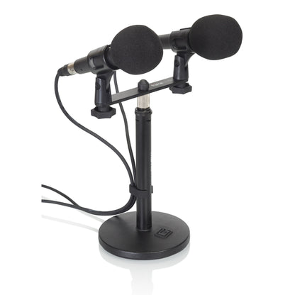 Gator GFWMIC1TO2 Stereo Microphone Mount Adapter Bar