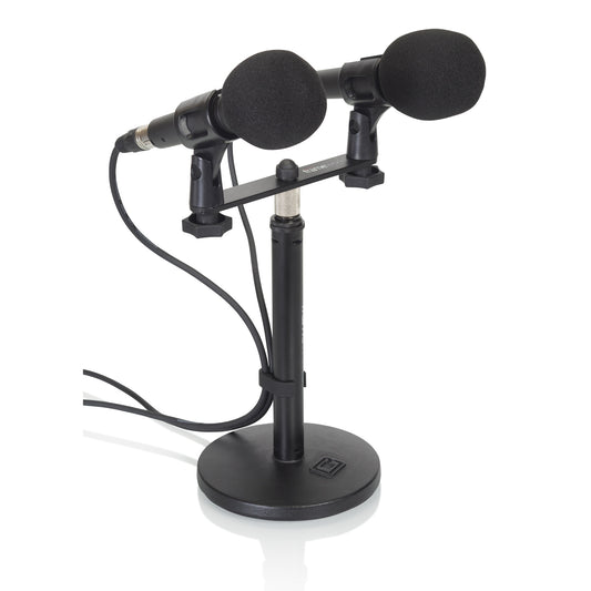 Gator GFWMIC1TO2 Stereo Microphone Mount Adapter Bar