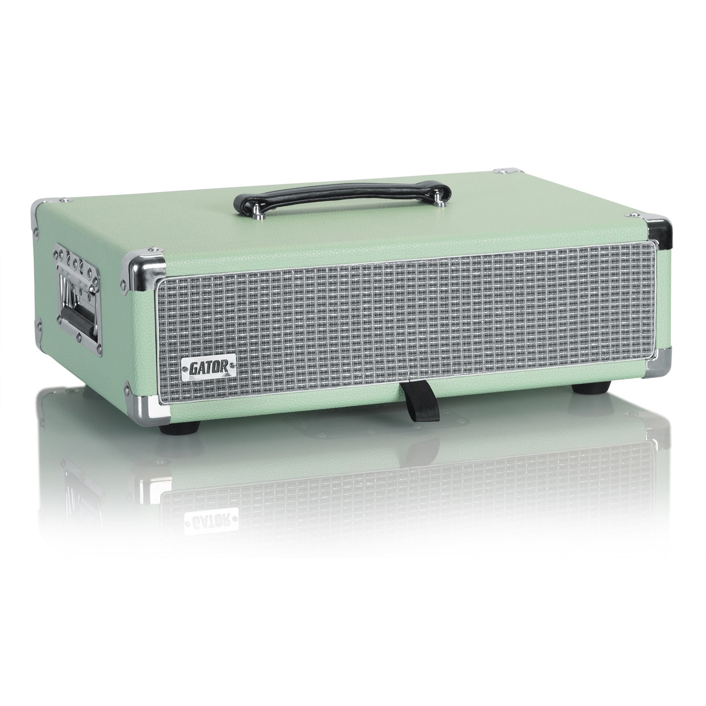 Gator GR-RETRORACK-2SG Vintage Amp Vibe Rack Case 2U | Seafoam Green