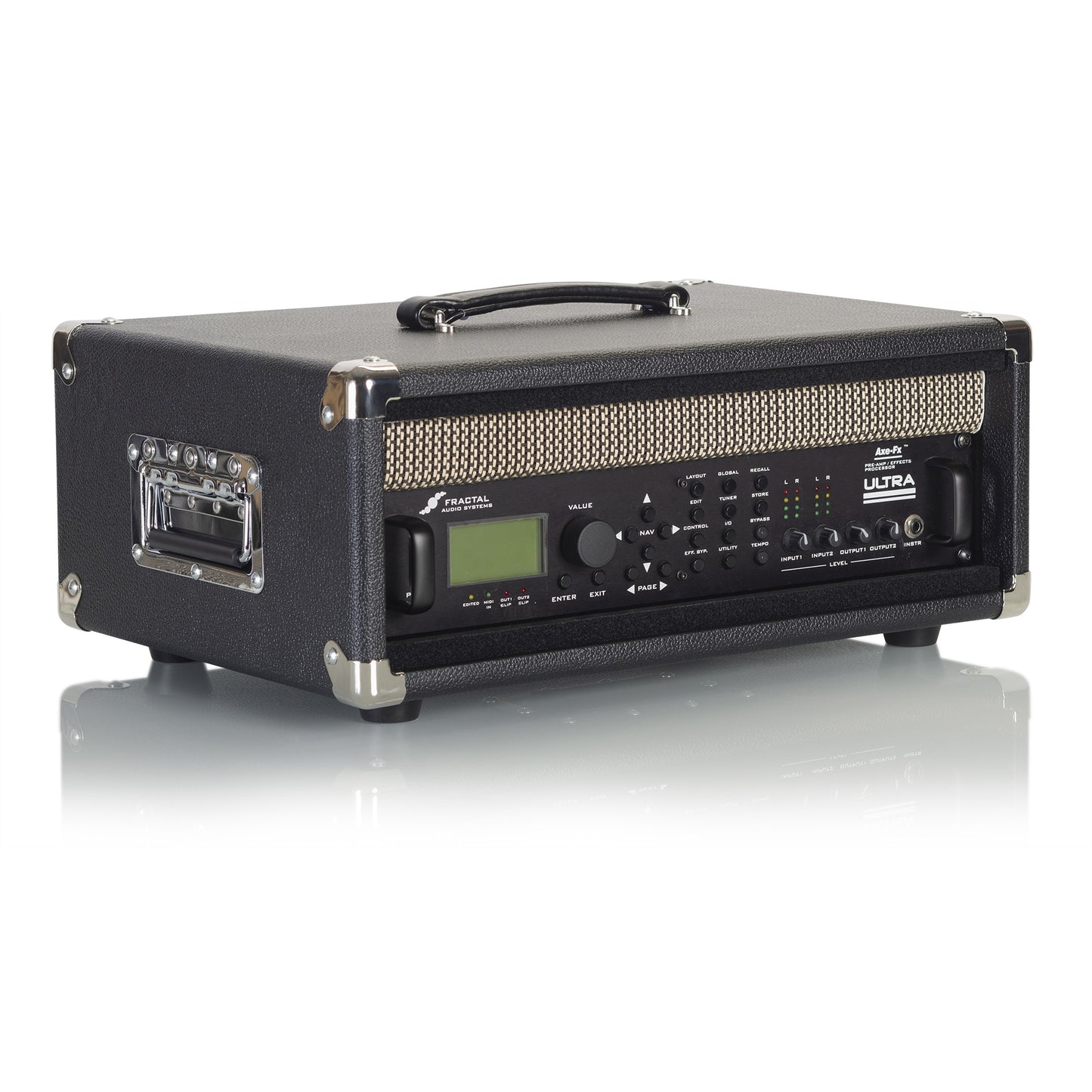 Gator GR-RETRORACK-3BK Vintage Amp Vibe Rack Case 3U | Black
