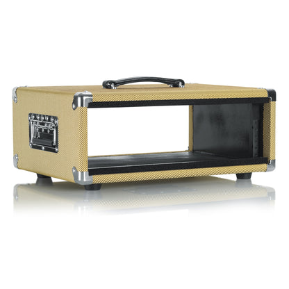 Gator GR-RETRORACK-3TW Vintage Amp Vibe Rack Case 3U | Tweed