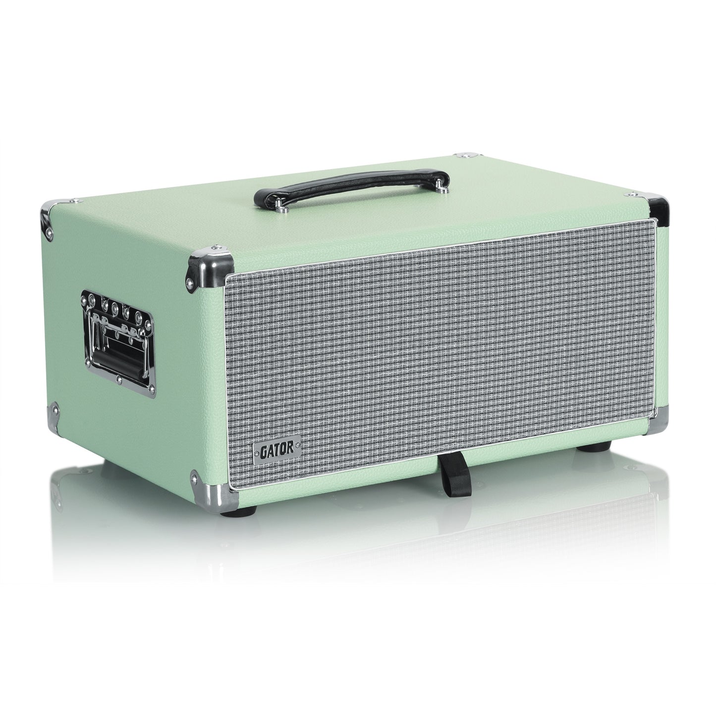 Gator GR-RETRORACK-4SG Vintage Amp Vibe Rack Case 4U | Seafoam Green