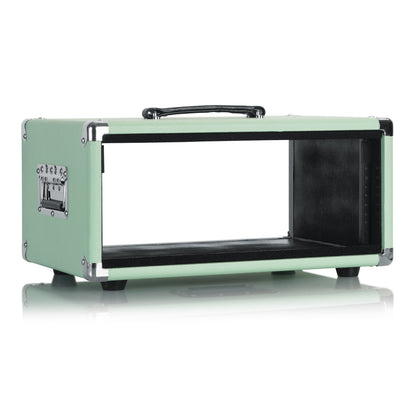 Gator GR-RETRORACK-4SG Vintage Amp Vibe Rack Case 4U | Seafoam Green