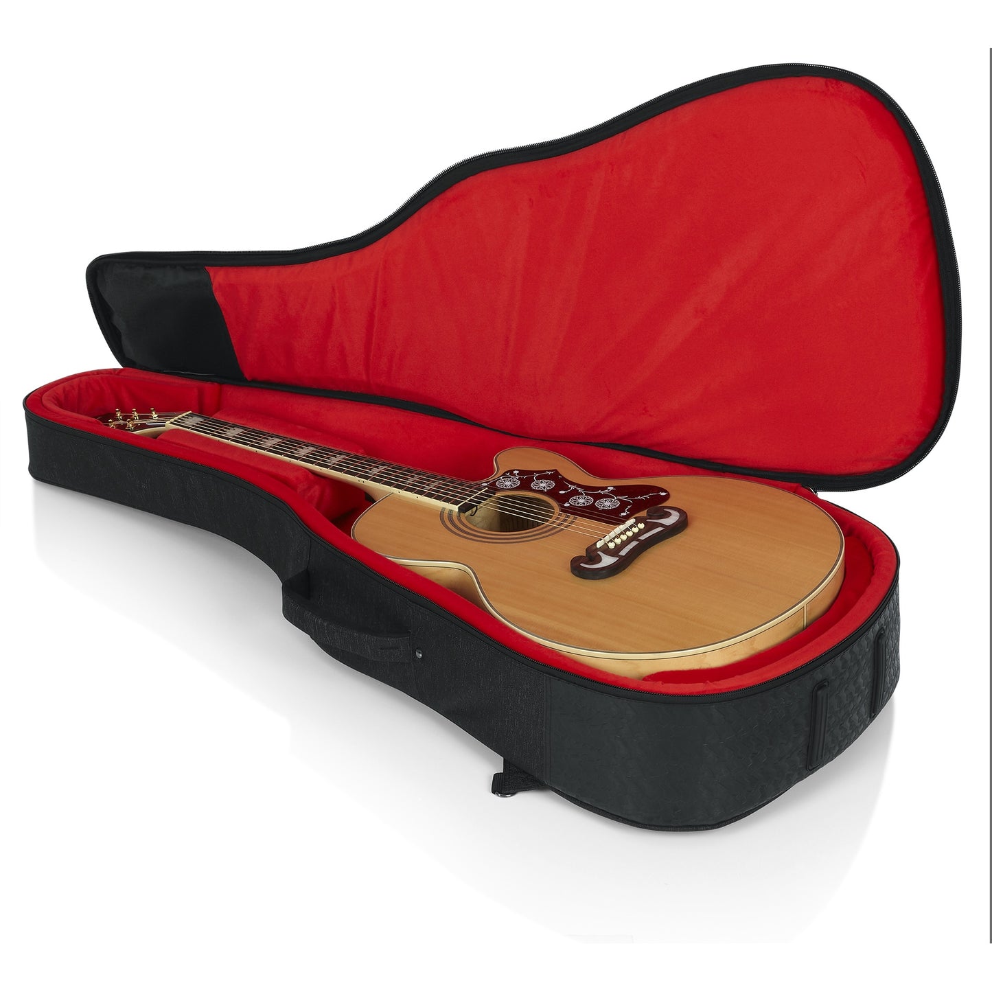 Gator GT-JUMBO-BLK Transit Jumbo Acoustic Guitar Gig Bag | Black