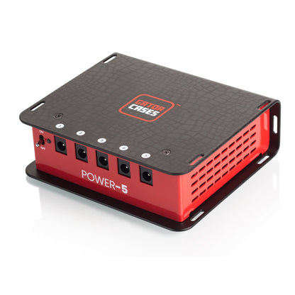 Gator GTR-PWR-5 Pedalboard Power Supply With 5 Isolated Outputs