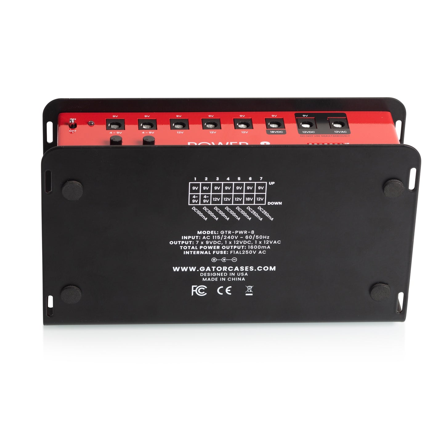 Gator GTR-PWR-8 Pedalboard Power Supply With 8 Isolated Outputs