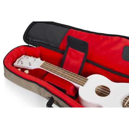 Gator GT-UKE-SOP-TAN Transit Bag For Soprano Ukulele | Tan