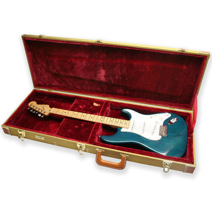 Gator GW-ELECTRIC-TW Deluxe Wood Electric Guitar Case | Tweed
