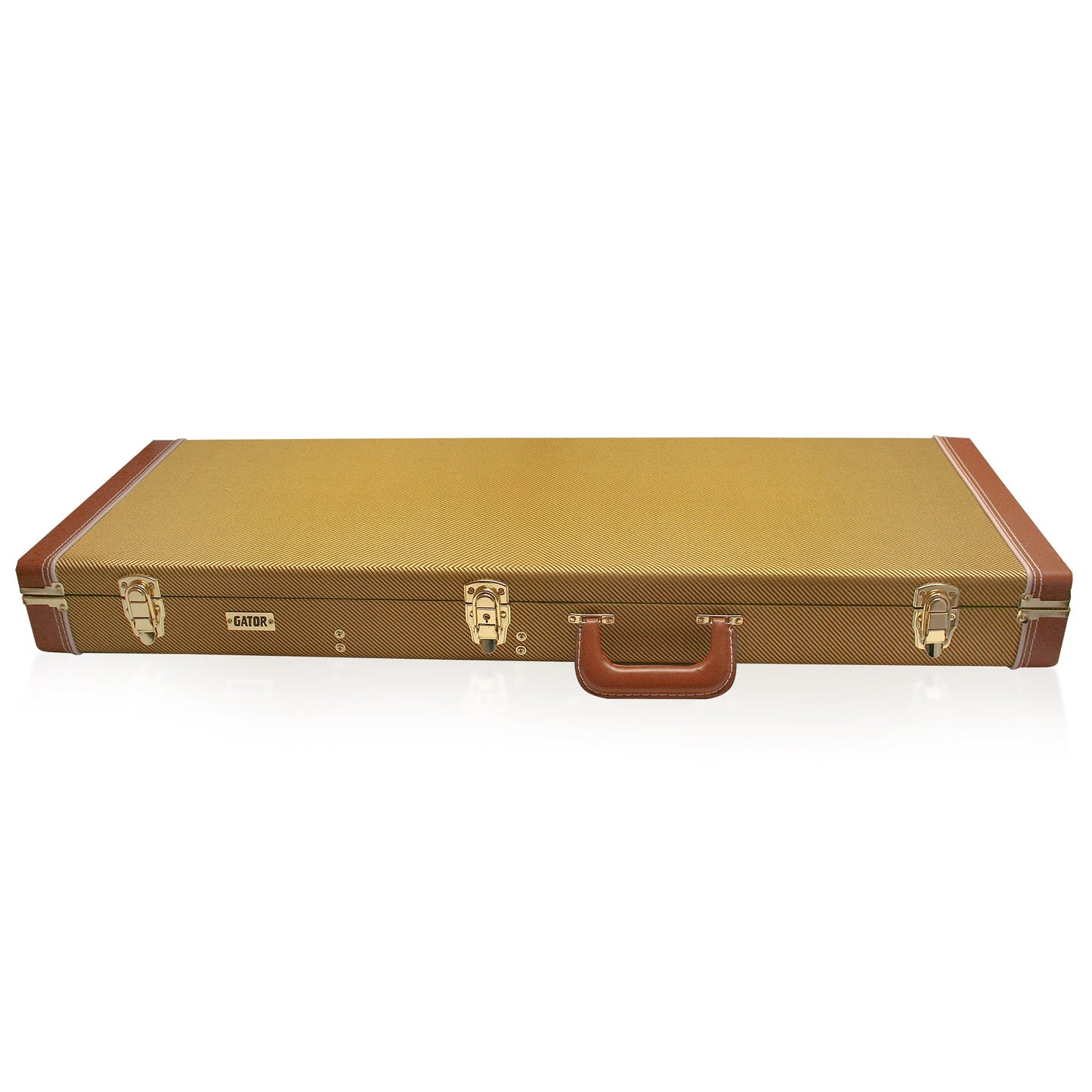 Gator GW-ELECTRIC-TW Deluxe Wood Electric Guitar Case | Tweed