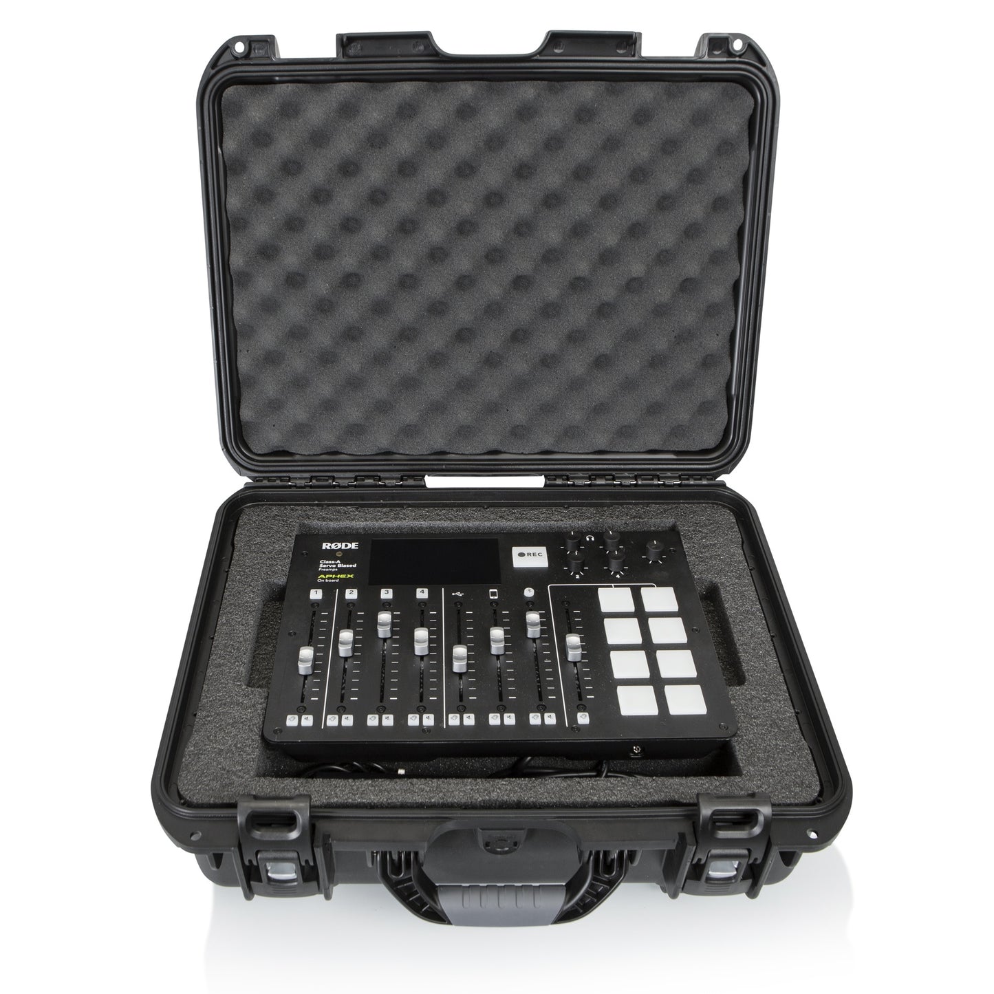 Gator GWP-TITANRODECASTER2 Titan Case For RODEcaster Pro | Two Mics