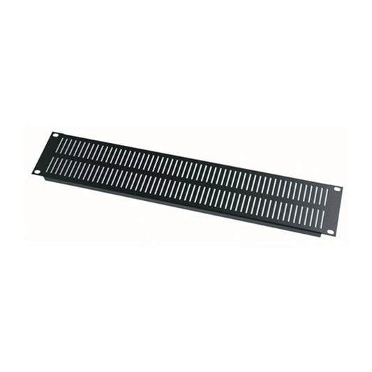 Middle Atlantic EVT2 Rack Rail Vent Panel 2 RU Flanged with 17% Open Area