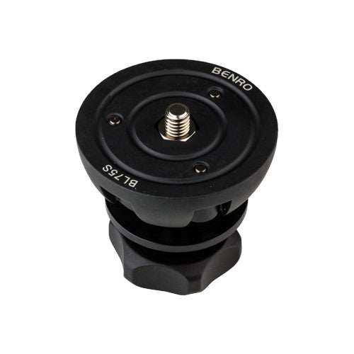 Benro BL75S 75mm Half Ball Adapter with Short Tie Down Handle top