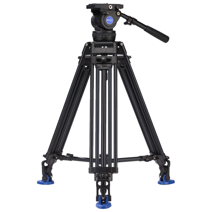 Benro A674TMM Dual Stage AL Video Tripod & BV10 Head, 22 lb Max