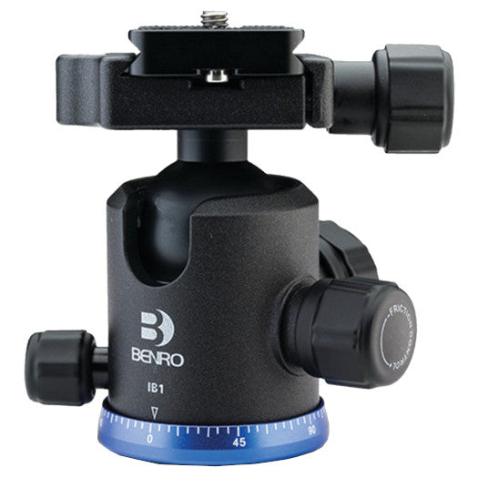 Benro IB1 Triple Action Ballhead with PU60 Plate